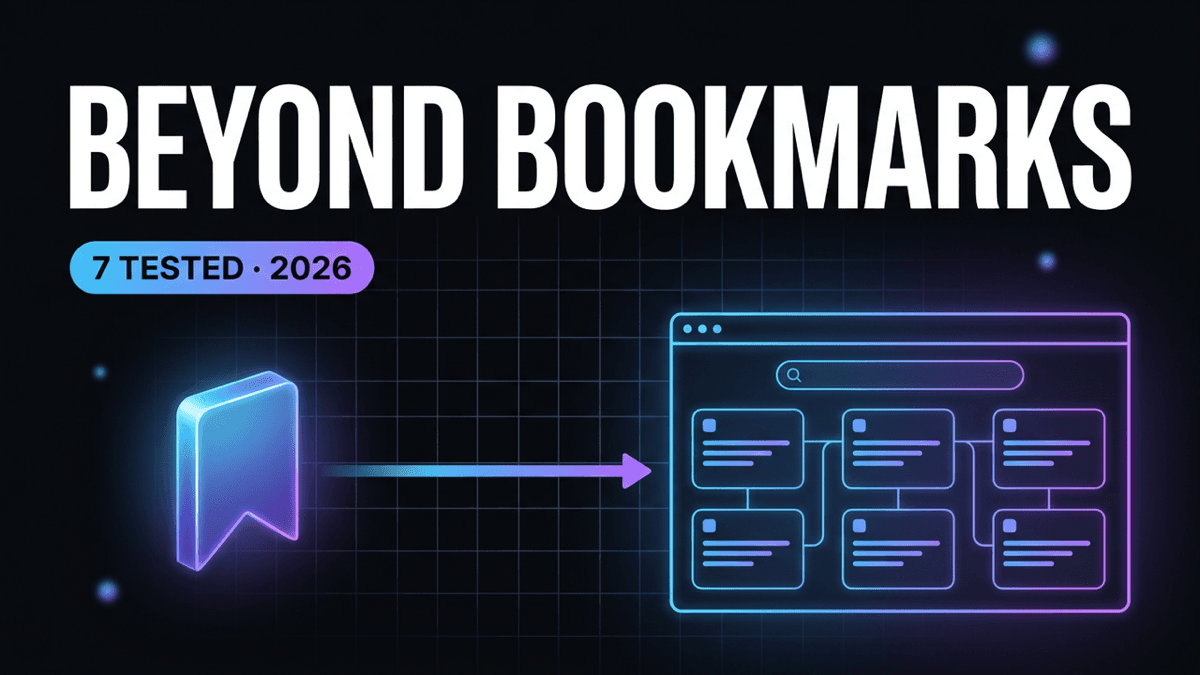 The 7 Best Bookmark Managers in 2026 (Free & Paid, Tested)