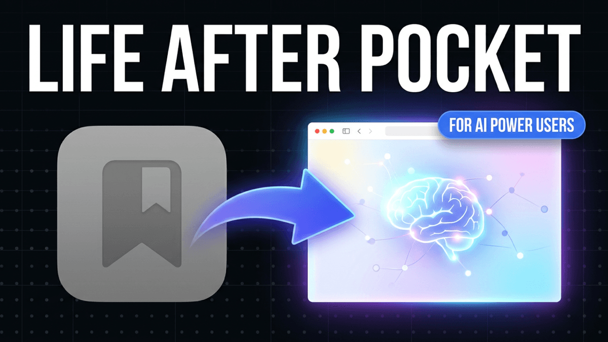 Pocket Replacement for AI Power Users: How to Save Articles for Claude, ChatGPT, and Cursor in 2026
